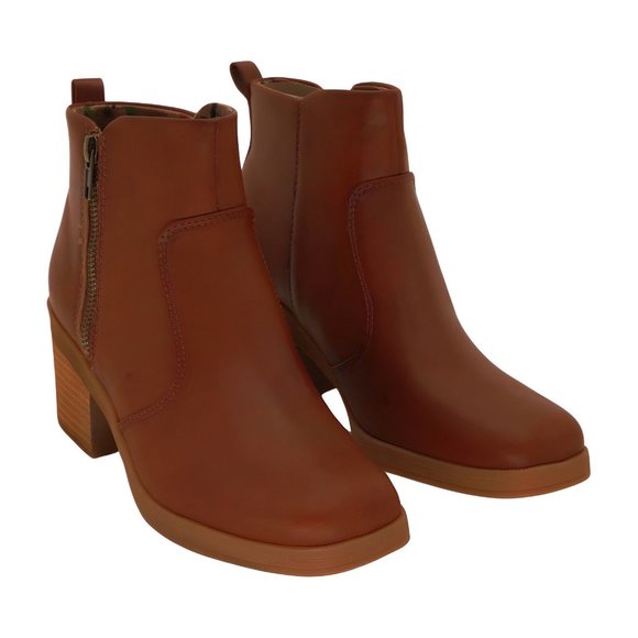 b.o.c. Shoes - b.o.c. Brown Lexy Ankle Boots Womens Shoes, Brown, Size 8.5 M